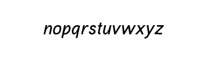 Aaux Pro Complete Medium Italic Font LOWERCASE