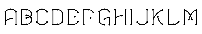 Ab Accent Regular Font UPPERCASE