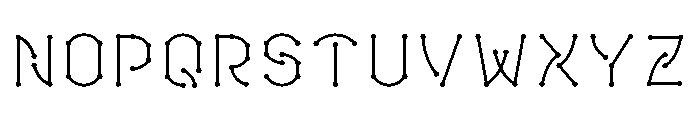 Ab Accent Regular Font UPPERCASE