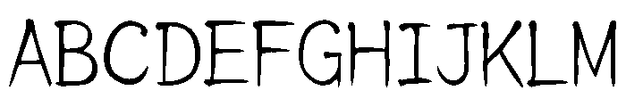 Ab Gahojin Regular Font UPPERCASE