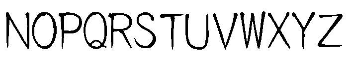 Ab Gahojin Regular Font UPPERCASE