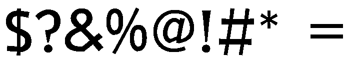Ab Kaihoo Regular Font OTHER CHARS