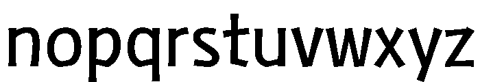 Ab Kaihoo Regular Font LOWERCASE