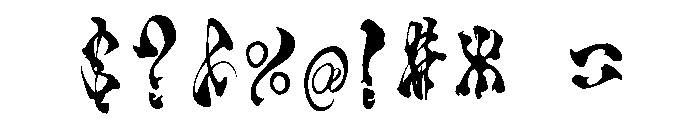 Ab Kaiji Regular Font OTHER CHARS