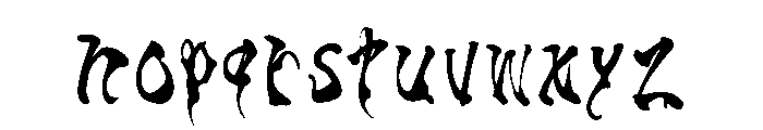 Ab Kaiji Regular Font LOWERCASE