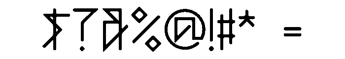 Ab Kakashikun Regular Font OTHER CHARS