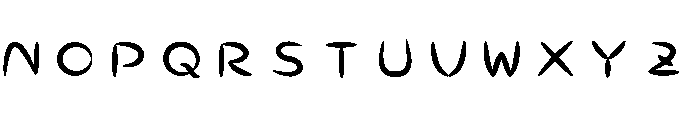 Ab Marubiizu B Regular Font UPPERCASE
