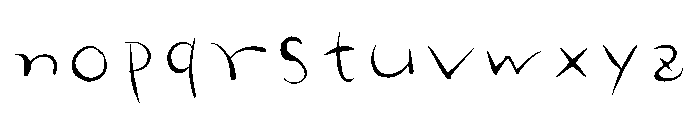 Ab Reigetsu Yawaraka Regular Font LOWERCASE