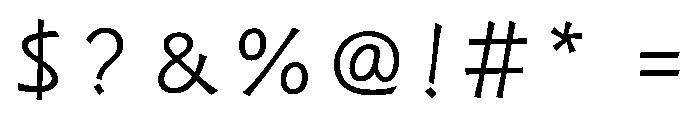 Ab Sakura Regular Font OTHER CHARS