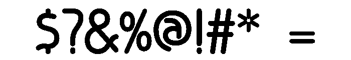 Ab Suuten B Regular Font OTHER CHARS