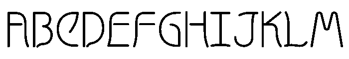 Ab Tentenhana B Regular Font UPPERCASE