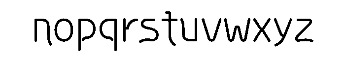 Ab Tentenhana B Regular Font LOWERCASE
