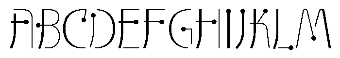 Ab Tentenhana Yu Regular Font UPPERCASE