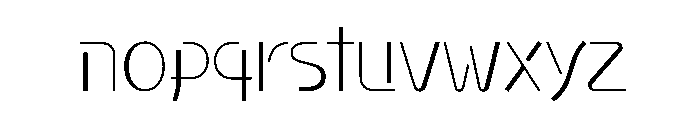 Ab Tentenhana Yu Regular Font LOWERCASE