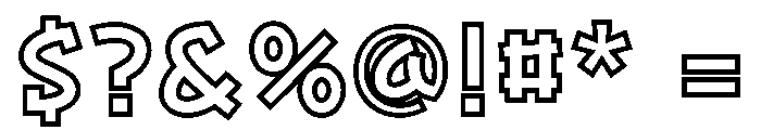 Ab Yanchag Open Regular Font OTHER CHARS