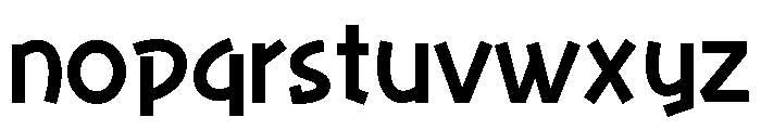 Ab Yanchag Regular Font LOWERCASE