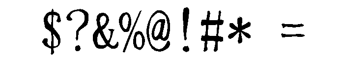 Ab Yuhitsukaisho Regular Font OTHER CHARS