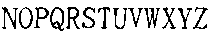 Ab Yuhitsukaisho Regular Font UPPERCASE