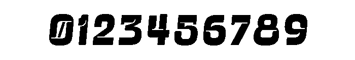 Abqary Bold Oblique Font OTHER CHARS
