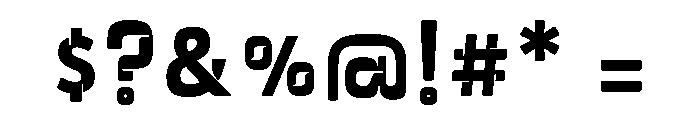 Abqary Bold Font OTHER CHARS