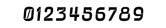 Abqary Regular Oblique Font OTHER CHARS