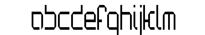 Abevel-CondensedRegular Font LOWERCASE