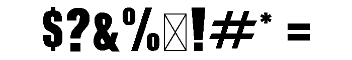 AB Basketball Font OTHER CHARS