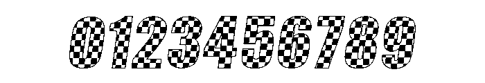 AB Race Flag Italic Font OTHER CHARS