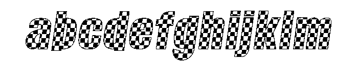 AB Race Flag Italic FONT