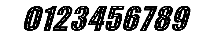 AB Road Italic Font OTHER CHARS