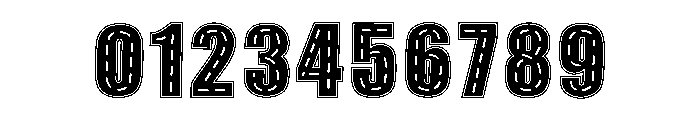 AB Road Line Font OTHER CHARS