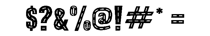 AB Road Font OTHER CHARS