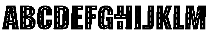 AB Road Font UPPERCASE