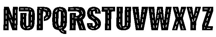 AB Road Font UPPERCASE