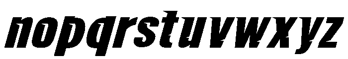 AB Speed Race Font LOWERCASE