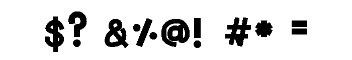 ABCD_Ref_Bold_Sharp Font OTHER CHARS