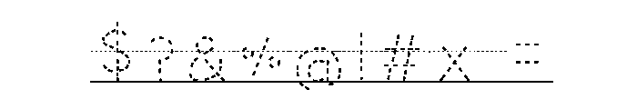ABCD_Ref_Dashed_Lined1 Font OTHER CHARS