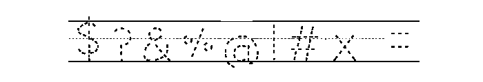 ABCD_Ref_Dashed_Lined2 Font OTHER CHARS