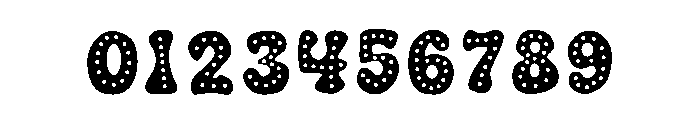 ABCD_Ref_Retro_Groovy_Polka_D Font OTHER CHARS