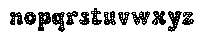 ABCD_Ref_Retro_Groovy_Polka_D Font LOWERCASE