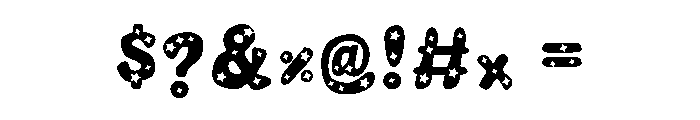 ABCD_Ref_Retro_Groovy_Stars Font OTHER CHARS