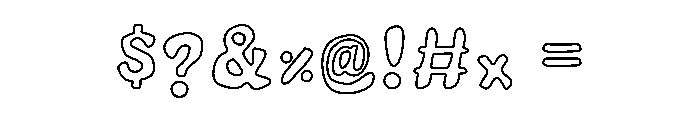 ABCD_Ref_Retro_Groovy2 Font OTHER CHARS