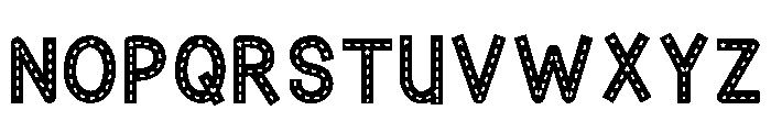 ABCD_Ref_Roads_Stars Font UPPERCASE