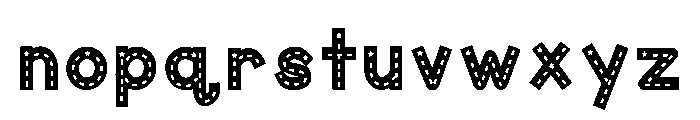 ABCD_Ref_Roads_Stars Font LOWERCASE