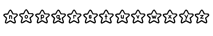 ABCD_Ref_Stars Font LOWERCASE