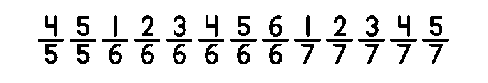 ABCD_Ref_fractions_1_10 Font UPPERCASE