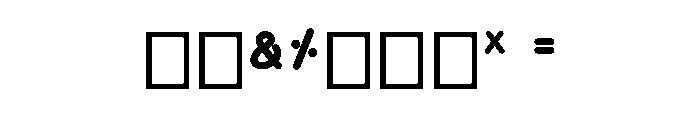 ABCD_Ref_fractions_15_17 Font OTHER CHARS