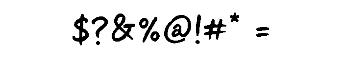 ABSTRACK Font OTHER CHARS