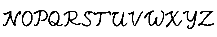 Abbess Font UPPERCASE