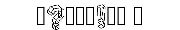 Abbey Regular Font OTHER CHARS